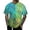 03-Mint Green, variant on Novelty Short Sleeve T Shirts for Men Crewneck Shirt Funny Fashion Fish Scale Tees Casual Printed Tops 05-Orange L