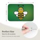 thumbnail image 3 of Alfombra de baño antideslizante supersuave con icono de abeja ocupada para baño, cocina, dormitorio, hogar, 15,75 x 23,62 pulgadas, 3 of 6
