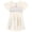 Ivory Elsa, variant on Disney Beauty and the Beast Big Girls' Cosplay Short Sleeve Dress Gold Yellow Belle