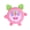 Pink, variant on mdesiwst Pet Toy Molar Teeth Guard Soft Tough Chew Toy Cartoon Shape Bite-Resistant Tooth Cleaner Dog Toy with Built-in Sound