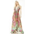 thumbnail image 5 of Sakkas Lizi 2 Women's Maxi High-Low Halter Handkerchief Dress Beach Party Vacation - 535 - One Size, 5 of 5