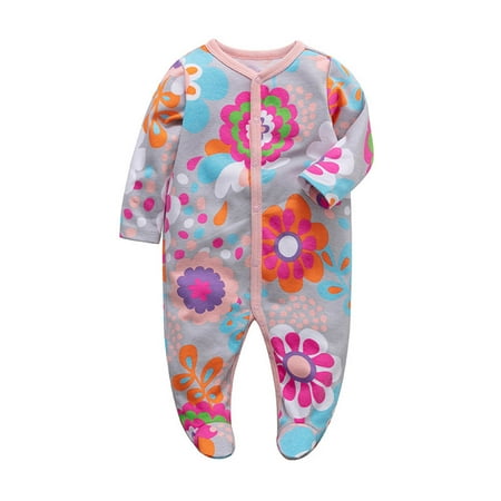 

Hunpta Baby Soft Girls Jumpsuit Romper Cartoon Outfits Infant Cute Footies Boys Boys Romper&Jumpsuit