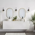 thumbnail image 2 of Bouclair Gold Oval Framed Mirror 20 X 30 in (50 X 75 cm), 2 of 10