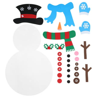 Happy date 1 Set Christmas Snowman Decorating Kit, Snowman Making Kit  Winter Party Kids Outdoor Toys Decoration Christmas Holiday Decoration  Ornaments for Crafting Party Supplies 