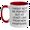 White/Red, variant on Funny New Hampshire Gifts from Mom, Gifts for New Hampshire Lovers, I Might Not Be Perfect But At Least I Am From New Hampshire Two Tone Coffee Mug, Unique Mother's Day Unique Gifts
