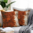 thumbnail image 2 of Abstract Collage Theme Outdoor Pillow Covers Pack of 2 Retro Red Oil Painting Texture Waterproof Throw Pillow Covers Decorative Cushion Cases for Patio Garden Tent Balcony Couch 24x24 inch, 2 of 8