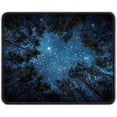 thumbnail image 1 of Mouse Pad with Stitched Edge, Premium-Textured Mouse Mat Waterproof Non-Slip Rubber Base Rectangle Mousepad for Laptop Computer PC Gaming Office 11.8 x 9.85 inch, Stars Night Sky, 1 of 5