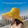 thumbnail image 3 of serony Chapeau de Pêcheur pour Femmes Randonnée Voyage Ajustable Protection Solaire Large Bord avec Corde Chapeaux Mode Seau Noir, 3 of 8