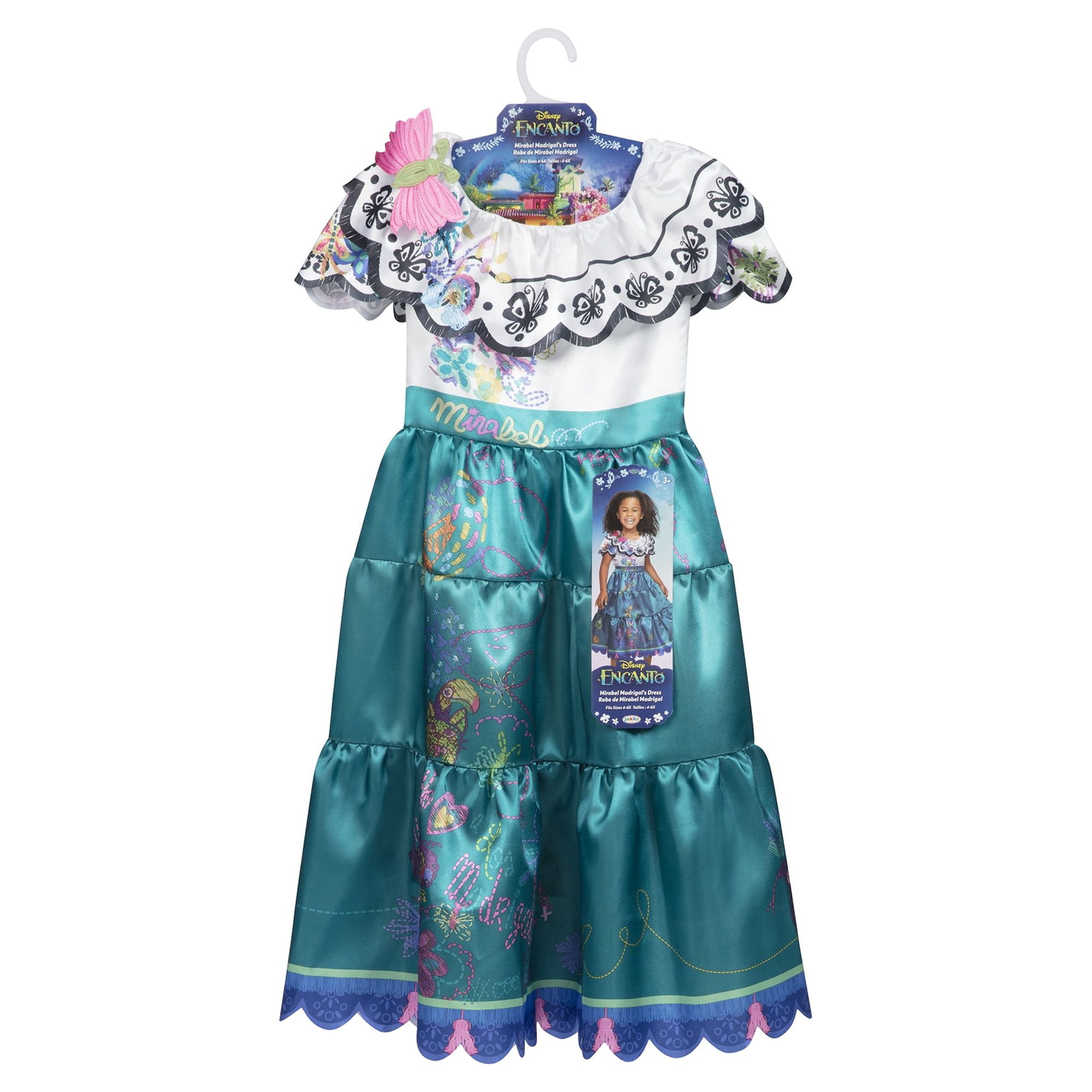 Costume Disney Encanto Mirabel déguisement Halloween petite robe 4-6 petite