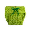 thumbnail image 5 of Boy Outfits Apple Knit Crochet Clothes Photography Props Comfortable Breathable Adorable Lightweight Green Outfit Sets, 5 of 5