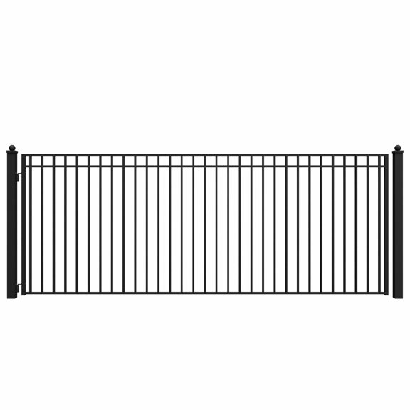 ALEKO Steel Single Swing Driveway Gate - MADRID Style - 16 x 6 ft