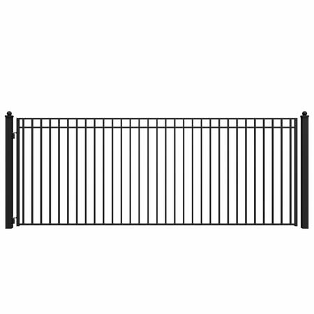 ALEKO Steel Single Swing Driveway Gate - MADRID Style - 16 x 6 ft