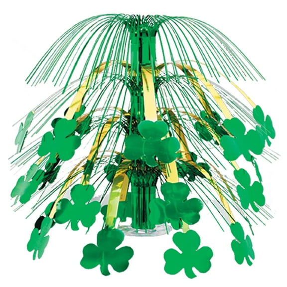 6 Pack Beistle St. Patrick's Day Shamrock Cascade Centerpiece
