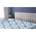 thumbnail image 5 of Ambesonne Moon Fitted Sheet, Grunge Night Stars Crescent, Twin Size, Soft Blue Night Blue, 5 of 5