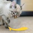 Soft Silicone Catnip Fish Cats Toys Pet Cat Chewing Clean Teeth