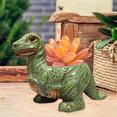 thumbnail image 1 of Maceta de animales, maceta de dinosaurio, florero de cerámica, maceta para el A, 1 of 8