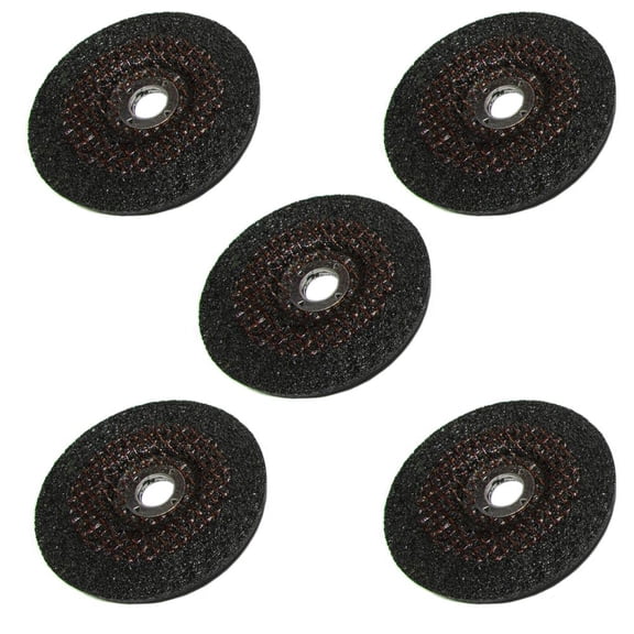 RAParts 5-Pack  4" x 1/4" x 5/8" Metal Grinding Wheels fits Angle Grinders T27 Discs