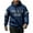 Blue, variant on FINALGANG New Sweatshirts For Men Veteran Printed Long Sleeve Hooded Letter Drawstring Hoodie With Pocket Comfort Clothes