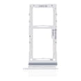 thumbnail image 2 of Plateau de Remplacement Double Carte Sim Compatible pour Samsung Galaxy Note 10 Plus / 5G (Aura Blanc), 2 of 3