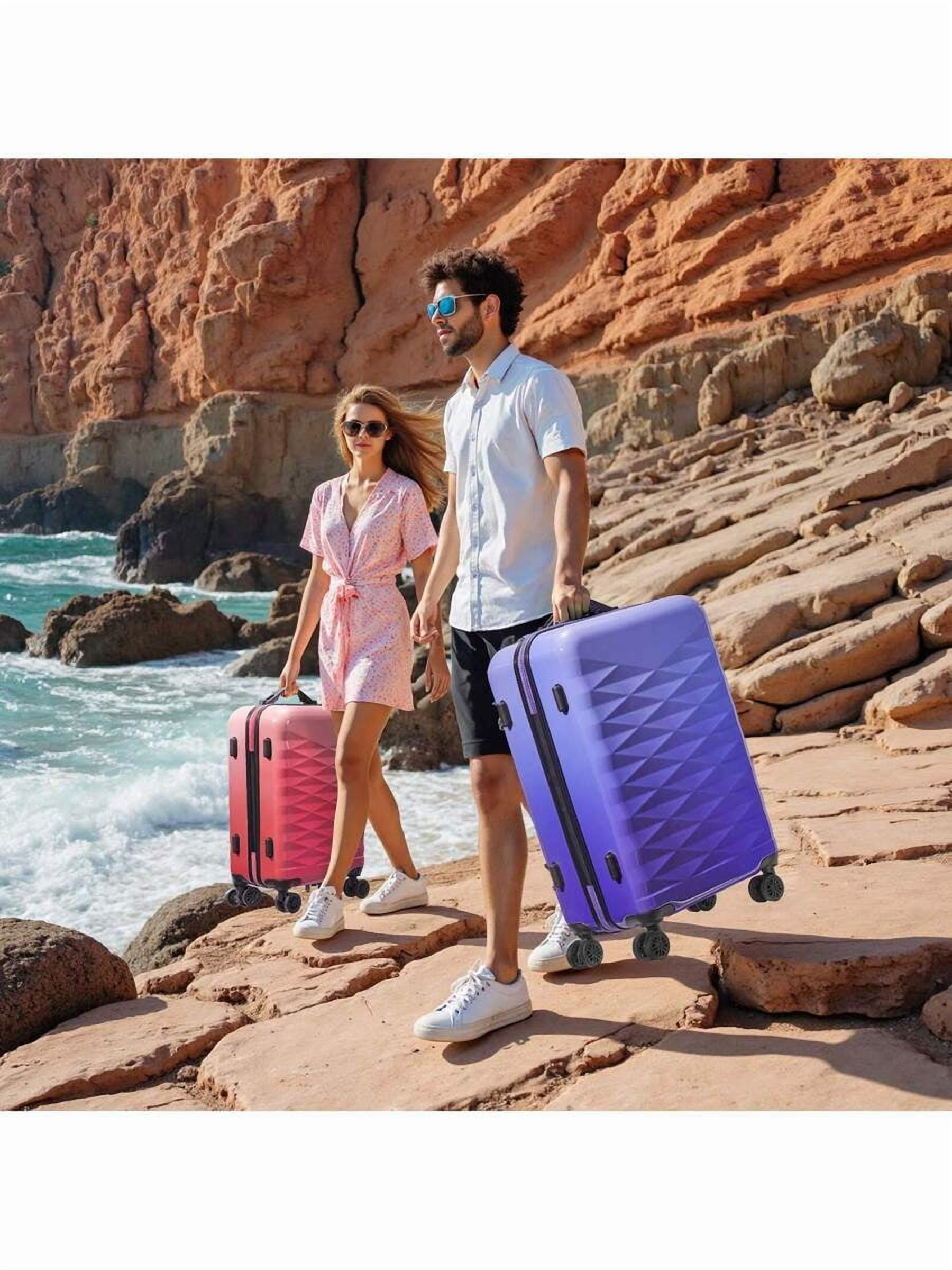 20/Inch Carry-On Suitcase With Spinner Wheels,Hard Shell Suitcases,Lightweight Rolling Luggage For Women,Equipped With 360° Spinner Wheels, TSA Lock,
