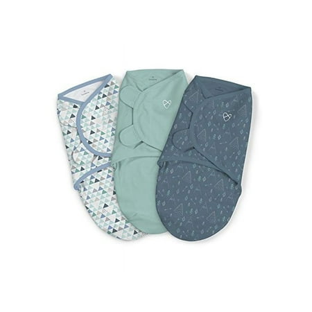 UPC: 0012914562604 | SWADDLEME 3-PACK LARGE MOUNTAINEER BOY ORIGINAL SWADDLES IN GREEN