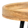 thumbnail image 5 of vidaXL Table Set 3 Pieces Solid Mango Wood and Steel, 5 of 5