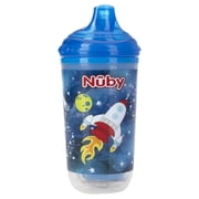 Nuby 10 Oz. No-Spill Insulated Light Up Rockets Easy Sip Cup