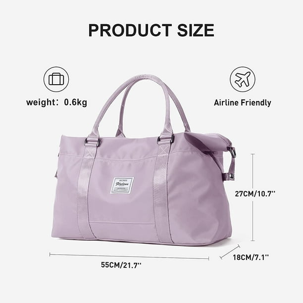 Sport Travel Duffle Bag Large Gym Tote Bag for Women, Weekender Bag Carry  on Bag for Airplane, Ladies Beach Bag 