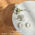 thumbnail image 1 of 1/6 Doll House Model Furniture Accessories Mini Model Carved Relief Tea Set Teapot Cups OB11 BJD Lol Blyth Kitchen Miniature Toy Gao Jinjia LED, 1 of 2