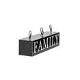thumbnail image 2 of Malden International Conçoit des Clips Photo de Table Porte-Photo de Famille de Bloc de Bois, 3 Options, Noir, 2 of 6