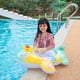 thumbnail image 5 of Flotador de piscina para bebé con asiento de seguridad y volante, anillo de natación inflable con forma de avión de dibujos animados para niños, ayuda para el entrenamiento de natación en piscina, 5 of 10