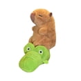 thumbnail image 3 of Peluche de capibara de dibujos animados, suave, para adultos, niños y niñas. Altura 45cm, 3 of 9