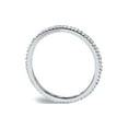 thumbnail image 3 of 1/2ct Diamond Petite Eternity Stackable Wedding Ring 14K White Gold, 3 of 3