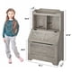 thumbnail image 2 of Organizador De Almacenamiento De Juguetes Para Niños, Estantería Para Niños Y Almacenamiento De Juguetes Con Tapa Flip-Top Y Cubby, Estanterías Para Niños De Madera, 2 of 8