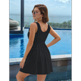 thumbnail image 6 of Flowy Dresses for Women Sleeveless Summer Tank Dress Casual Beach Vacation Black L, 6 of 7