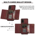 thumbnail image 4 of Galaxy S20 Ultra Back Wallet Case, Allytech Case for Samsung Galaxy S20 Ultra 5G 6.9", Book Flip PU Leather Purse Case with Credit Card Slots Stand Protective Case for Samsung S20 Ultra 2020, Winered, 4 of 6
