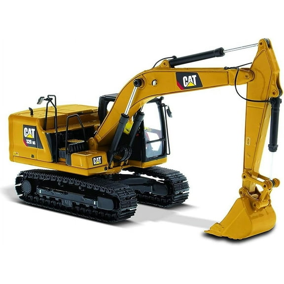 Diecast Masters 1:50 Caterpillar 320 GC Hydraulic Excavator | High Line Series Cat Trucks & Construction Equipment | 1:50 Scale Model Diecast Collectible | Diecast Masters Model 85570