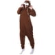thumbnail image 1 of Pijama de una pieza con dibujos de animales de elfo de vellón polar, pijama de tiburón para hombre y mujer, ropa de invierno para el hogar, 1 of 2