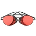 thumbnail image 3 of Lunettes de Soleil Unisexes Mode Lunettes Durables Style Punk pour Cyclisme Sports Extérieur (Monture Noire Verre Rouge), 3 of 8