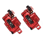 JUIN TECH R1 Hydraulic Road CX Disc Brake set 160mm w/ Rotor (Front+Rear), Red #JT1906