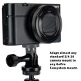 thumbnail image 2 of Adaptador De Montaje De Cámara Para Ecosistema Gopro 12/11/10/Max E Insta360 X4/X3/X2/X/Rs/R - Adaptador De Conversión -20 Para Sistema De Montaje Gopro/Insta360 - Aluminio 100% Cnc Completo A Cualqui, 2 of 4