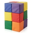 thumbnail image 3 of Casafield (12-Piece Set) Foam Building Blocks for Toddlers, 5.5" x 5.5" Soft Play Colorful Kids Stacking Cubes for Daycare, Nursery, Preschool, 3 of 8