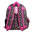 "Sanrio Hello Kitty Cheetah Kids School Backpack, 16"" Large Girls Bookbag with Heart Pocket ...