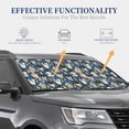 thumbnail image 4 of Vsdgher Winter Animal Friends Print Car Windshield Sun Shade, Reflective Sunshade Window Sunshade Sun Visor Protector Fit for Cars,Trucks,SUVs-Large, 4 of 6