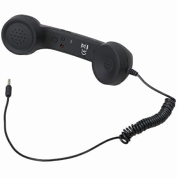 3.5mm Retro Mobile Phone Cellphone Receiver Telephone Handset With Microphone