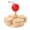 Wooden Color, variant on Ruanlalo Four-leaf Clover Shape Coaster Heat-Resistant Anti-scalding Placemat Natural Dining Table Mats for Hot Pots Bowls & Dishes,