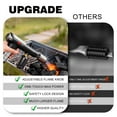 thumbnail image 5 of FHBVT Metal Full-Through Blow Torch Adjustable Powerful Flame Instant Piezo Ignition Refillable Butane Design for Outdoor Kitchen Cooking BBQ Charcoal Igniting Meat Searing Dessert Caramelizing Tool, 5 of 8