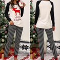 thumbnail image 3 of Ensemble de Pyjamas de Noël pour Femmes Pyjamas de Nuit Imprimé Xmas Vêtements de Détente, 3 of 3