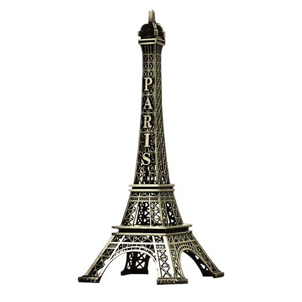 unbranded Estatua Decorativa Torre Eiffel De Aleación Multicolor Para Oficina Y Dormitorio