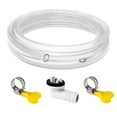 Air Conditioner Drain Hose Kit Plastic Tubing for AC Condensate Flexible Durable Drain Hose for